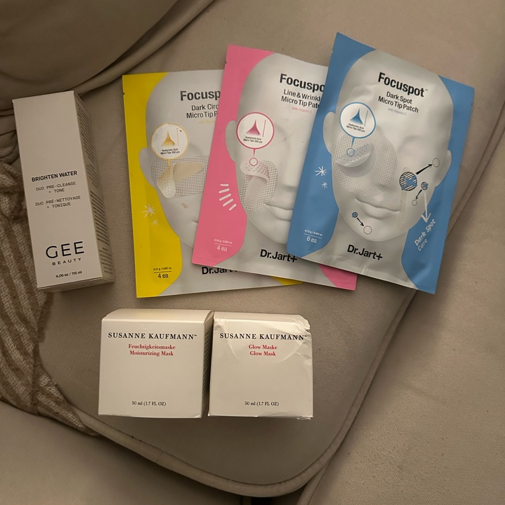 Skincare from Dr Jart, Suzanne Kaufmann and Gee Beauty